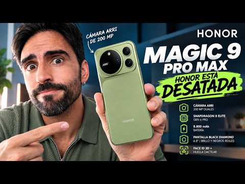 HONOR ESTÁ DESATADA con este MAGIC 9 PRO MAX 🤯