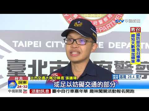 停紅燈下車軋舞! 2女車道上"熱舞"恐挨罰│中視新聞 20200929