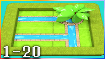 Water Connect Puzzle - Gameplay Walkthrough - Leveles 1-20