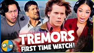 TREMORS (1990) Movie Reaction! | First Time Watch! | Classic Horror | Kevin Bacon
