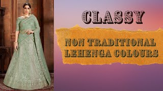 Pretty Wedding & Bridal Lehenga Designs In Non Traditional Colours screenshot 5