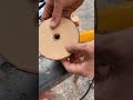 Make a polishing disc out of cardboard  #welding #elosta #stickwelding