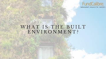What is the built environment?