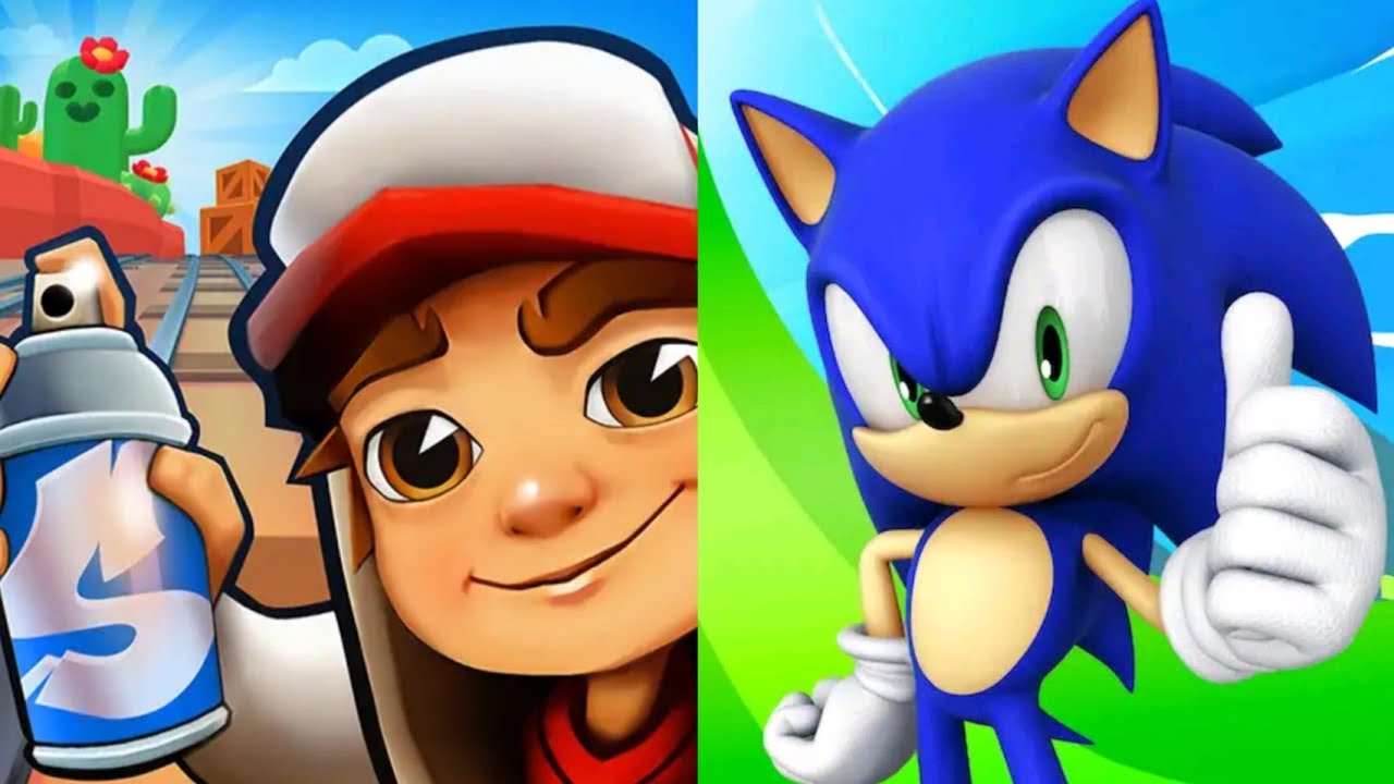 Subway Surfers VS Sonic Dash Gameplay IOS Android YouTube