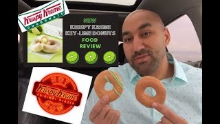 New Krispy Kreme Fruit-Glazed Key Lime Donuts - Food Review - VERY IMPRESSIVE!!!
