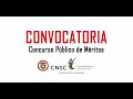 Experiencia laboral profesional concursos cnsc