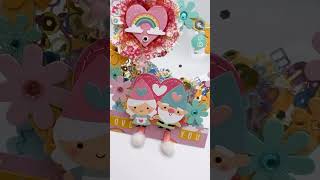 Spring Memory Dex Card featuring @happycrafter sequin & @ScrapDiva29 dies