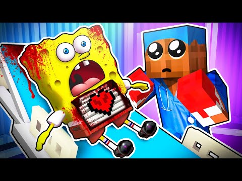 😱 ЧТО ПРОИЗОШЛО С ГУБКОЙ БОБОМ?! Сможет Ли *ГЛУПЫЙ* ЛЁНЯ ему ПОМОЧЬ в Майнкрафт ?! ВЛАДУС