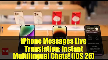 iPhone Messages Live Translation: Instant Multilingual Chats! (iOS 26)