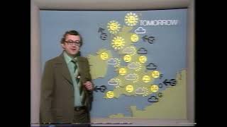 BBC ONE - Weather - Closedown -1979.  Philips N1500 Transfer.