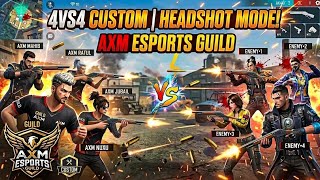 FREE FIRE MAX|| 4V4 CUSTOM|| AXM ESPORTS GUILD|| screenshot 5