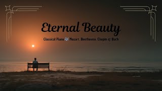 Gentle Piano for Peaceful Sunset Reflection ~ Calming Instrumental Ambiance