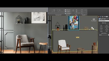 Tutorial on Modeling, Texturing & Lighting an interior in 3dsmax using Vray ( Part 5)