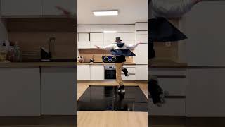 Guy's Failed Spinning Training Causes Oven to Break