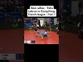 Best rallies  felix lebrun vs xiang peng in french league  part 1 222024