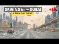 🇦🇪 Driving in Dubai Rainy Day|Jebel Ali, Sheikh Zayed Road to Mall of The Emirates | Dubai UAE 4K