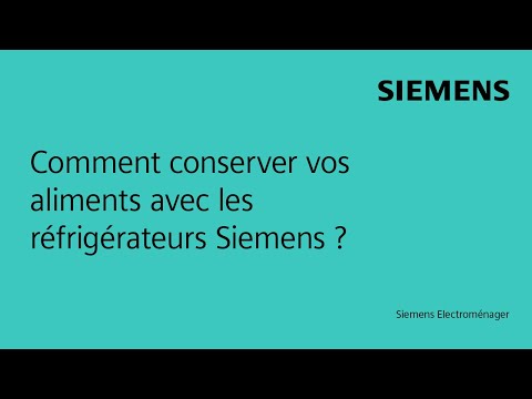 Vidéo: Avantages Et Inconvénients Des Réfrigérateurs Siemens