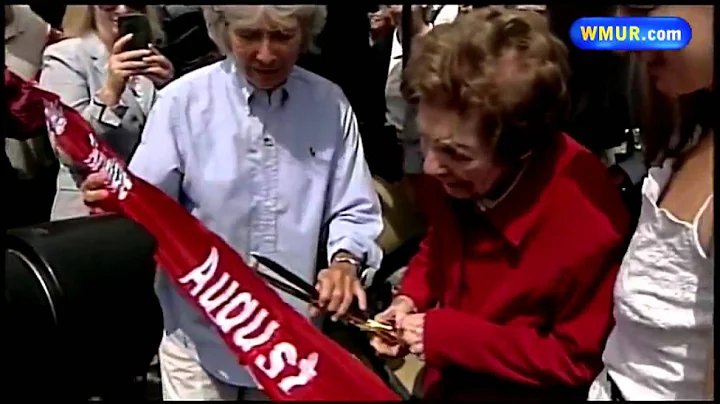 Raw Video: Eileen Foley, 95, cuts ribbon for new M...