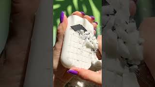 asmr soap cutting trigger sounds #relax #soapart #satisfying #soapcarving #asmrsoapcrunch