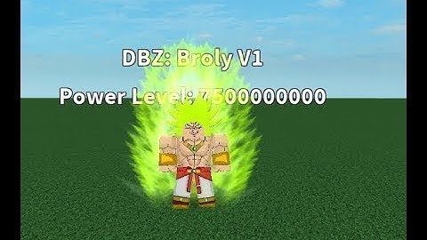 Roblox Void Script Builder 2 Showcasing Broly R15