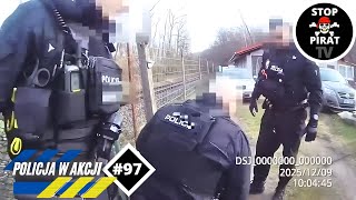 POLICJA W AKCJI #97 - Groził policjantowi, Ucieczka bez prawa jazdy, Kara za spacer po autostradzie