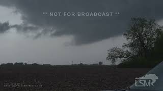 04-17-2026 Gower, MO - Tornado warned supercell thunderstorms, wall cloud, and strong winds and rain