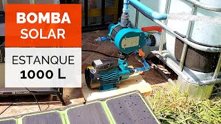 fuente Fuera de servicio Insatisfactorio Potente BOMBA de AGUA SOLAR para ESTANQUE de 1000L 💧☀️ (Riego por Goteo)  Instalación paso a paso - YouTube