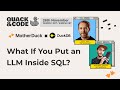 What if you put an LLM inside SQL ?