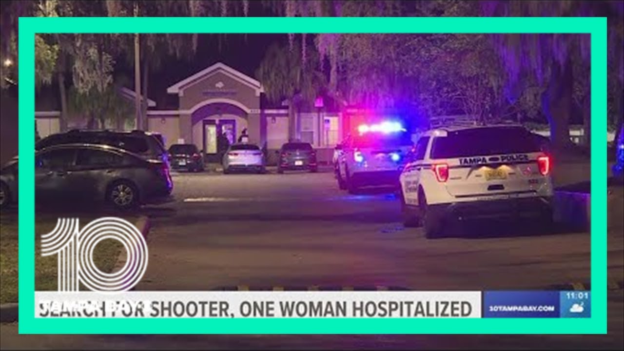 Woman hospitalized following shooting at Tampa apartment complex - YouTube