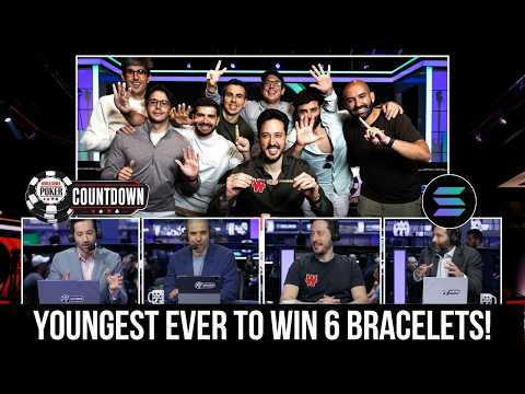 Adrian Mateos Reacts to Winning WSOP Bracelet #6 | WSOP Countdown Show Day 19 Thumbnail