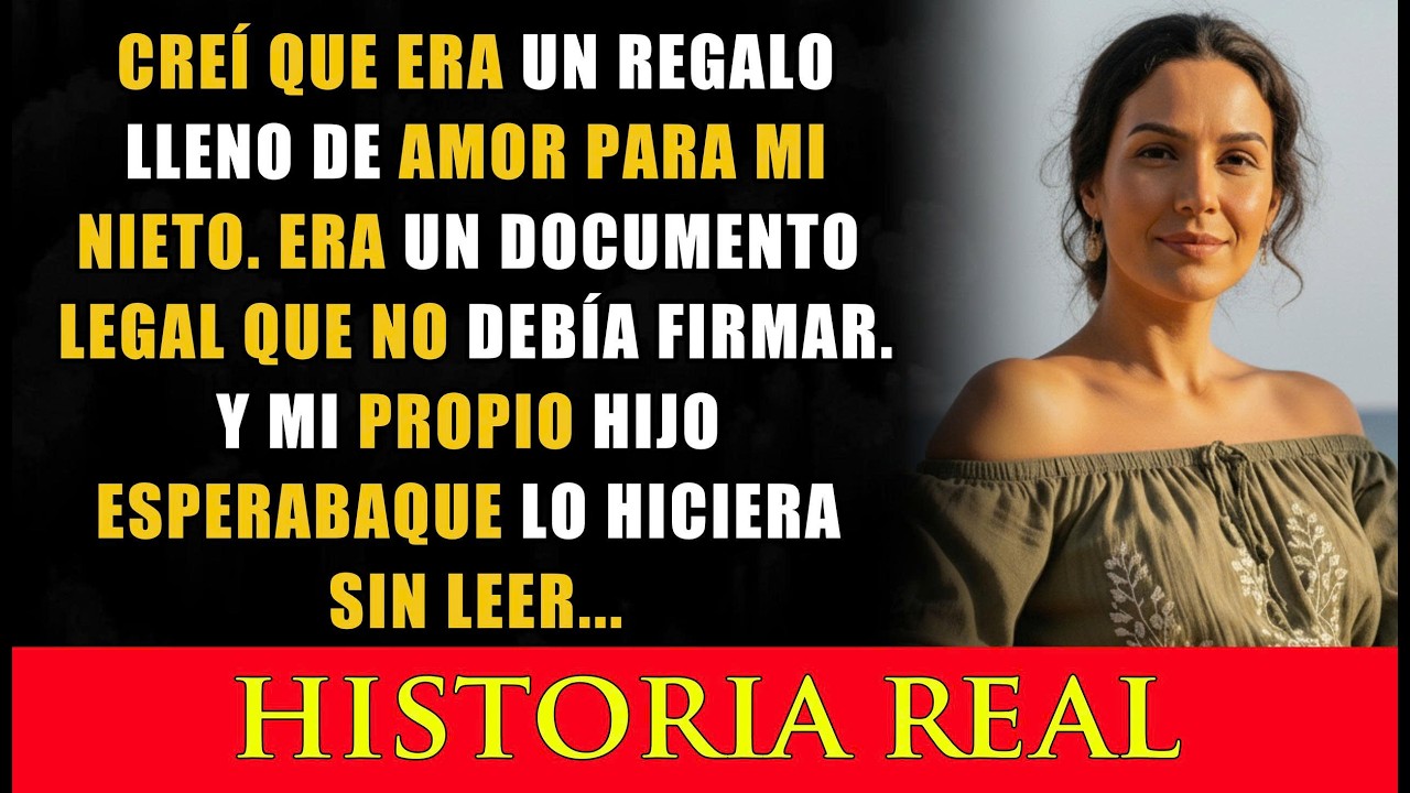 Mi hijo me pidió firmar algo en la iglesia… y entendí que quería arruinarme