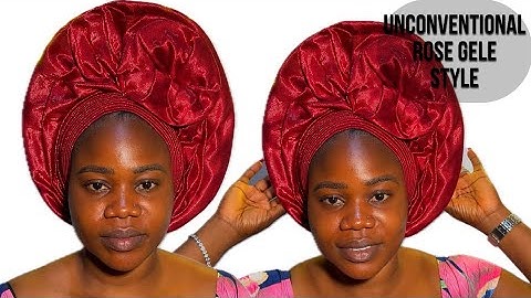 How to style SIMPLE UNCONVENTIONAL STYLE #howtotiegele #trending #top #bestdiy #best #top10