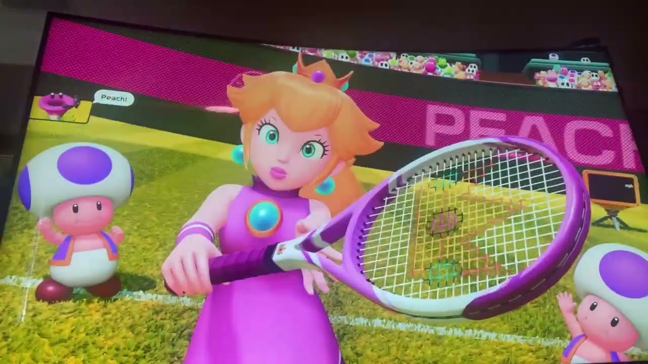 Mario TENNIS FEVER Stadium Court Grass Free Play #Tennis