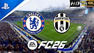 Chelsea vs Juventus | FULL MATCH | EA FC 26 Gameplay 4K 60FPS Ultra Realistic Simulation screenshot 4