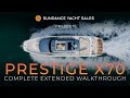 NEW Prestige X70 | Complete Walkthrough | Sundance Yachts Virtual Boat Show Series