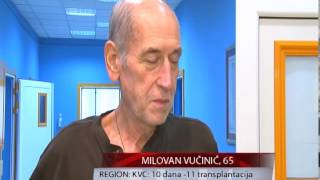 TV KANAL 9, NOVI SAD, KCV: 11 TRANSPLANTACIJA U POSLEDNJIH 10 DANA