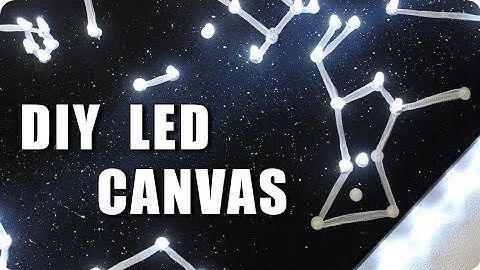 LED Constellation Star Map Canvas