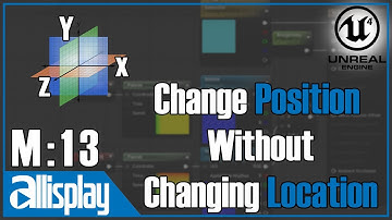M13:Change Position Without Changing Location:World Offset | UE4 Beginner