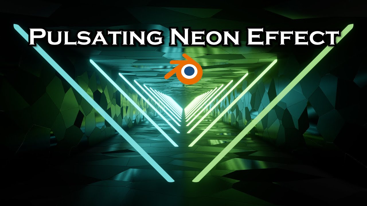 Easy Neon Sci Fi Abstract Corridor - Blender Tutorial - YouTube