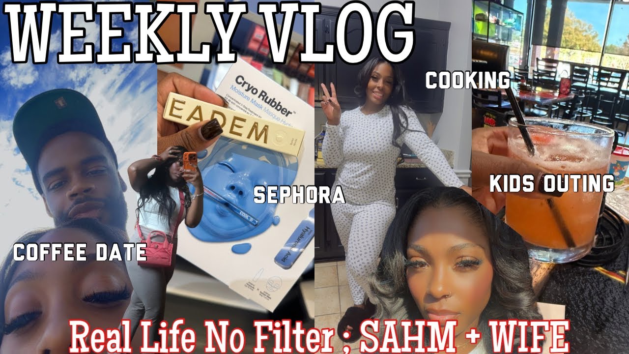 Weekly Vlog: Hair Maintenance , Coffee Date, Mom Life & A Whole Lot of Realness