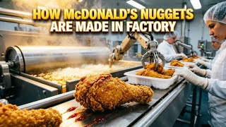 Inside McDonald’s Secret Nugget Factory – How Chicken Nuggets Are Really Made ( Production Process)