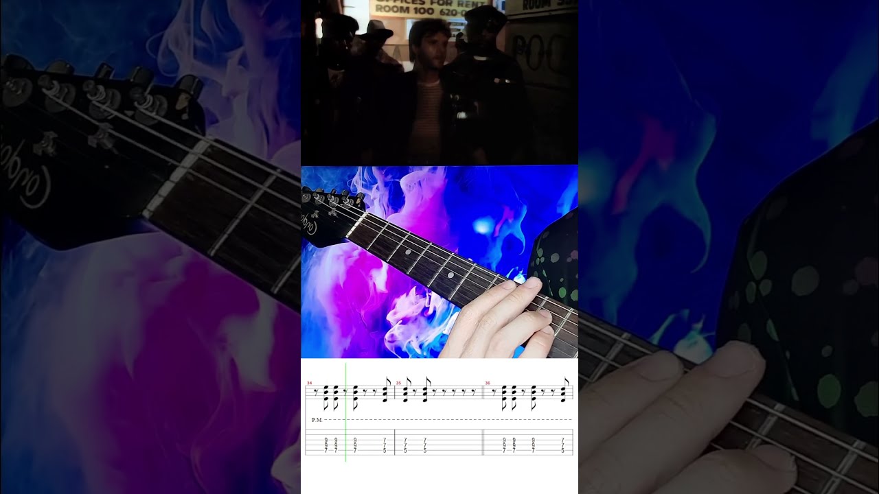 BEAT IT - MICHAEL JACKSON (Riff Guitar Tabs)