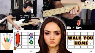 Video thumbnail of "WALK YOU HOME (Sir Chloe) Guitar Full Tutorial"