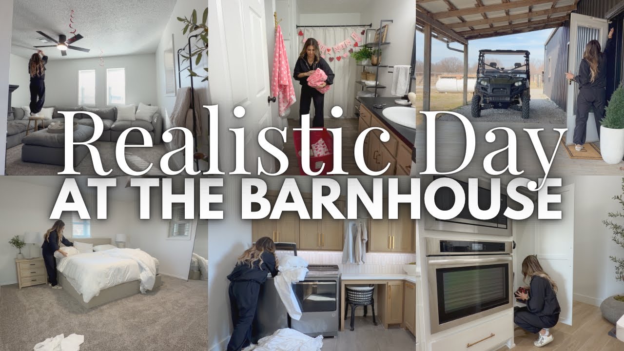 WORKING ON THE BARNHOUSE GET IT ALL DONE | PREPPING FOR SPRING AT THE BARNHOUSE | REALISTIC DITL