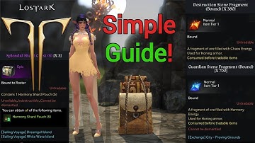 How to get some easy Destruction and Guardian Stone Fragments in Lost Ark! [Simple Guide]