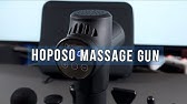 Massage Pistole Hoposo 30 Stufen Mit Bis Zu 4800 U Min 6 Aufsatze Unboxing Lautstarke Test Youtube