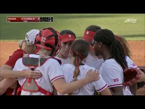 Indiana Vs 3 Florida State | Women Softball Feb 25,2022