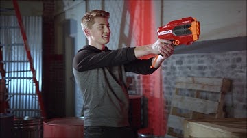 NERF Mega - Tri Break Blaster - Demo Video