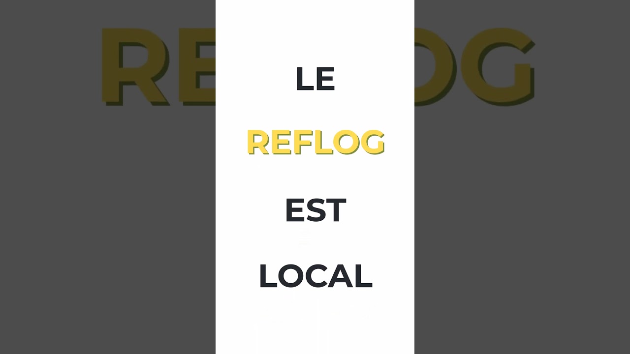Le reflog Git