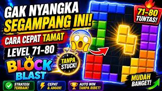 LEVEL 71–80 AUTO CLEAR! Strategi PRO Block Blast yang Jarang Dipakai! 💥